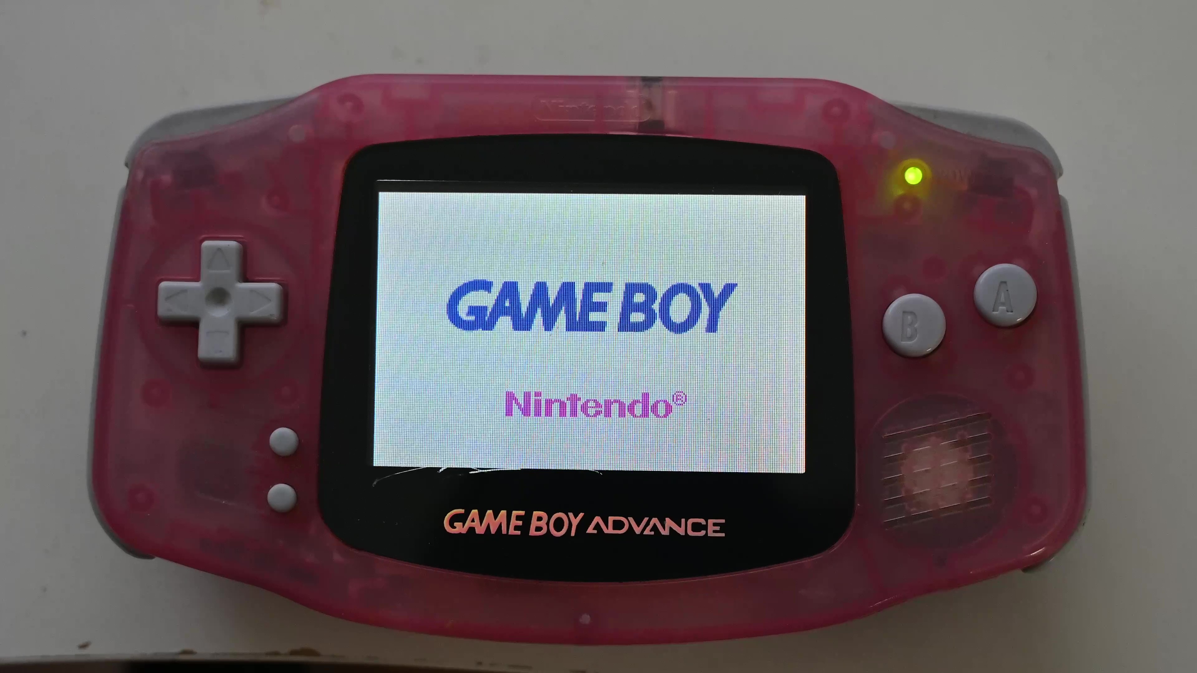 Game Boy Advance (GBA) with Monochrome Screen — Wenting's Web Page